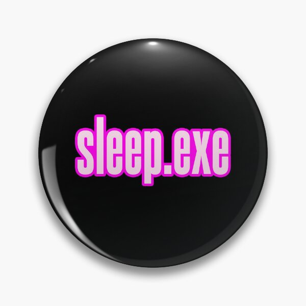 Item preview, sleep.exe, Pink Outlined designed and sold by Memes N Lore .