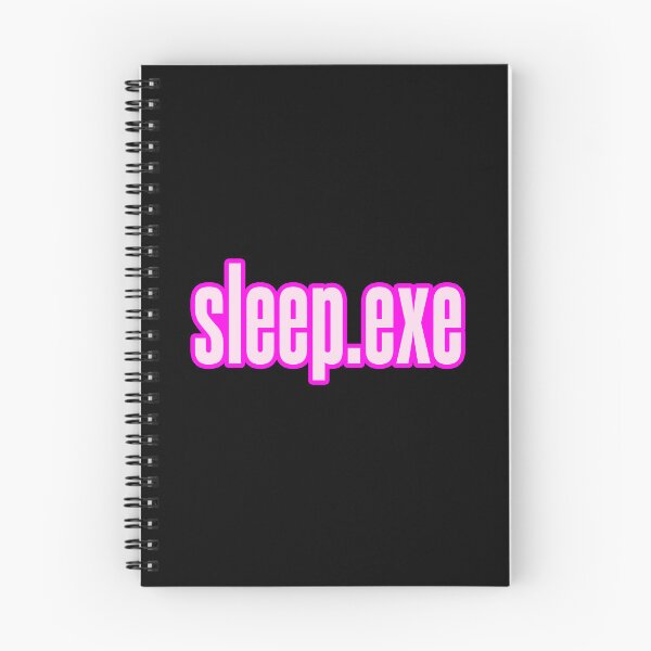 Item preview, sleep.exe, Pink Outlined designed and sold by Memes N Lore .
