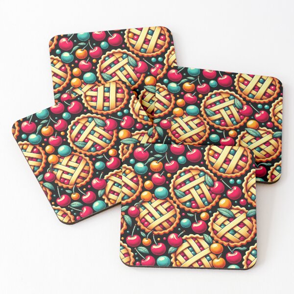 Item preview, Pop Art Cherry Pie Toss Pattern designed and sold by Apex Designs.