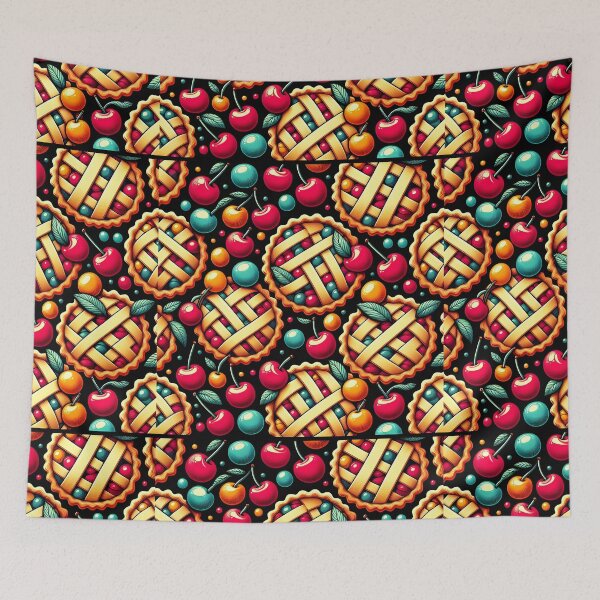 Item preview, Pop Art Cherry Pie Toss Pattern designed and sold by Apex Designs.
