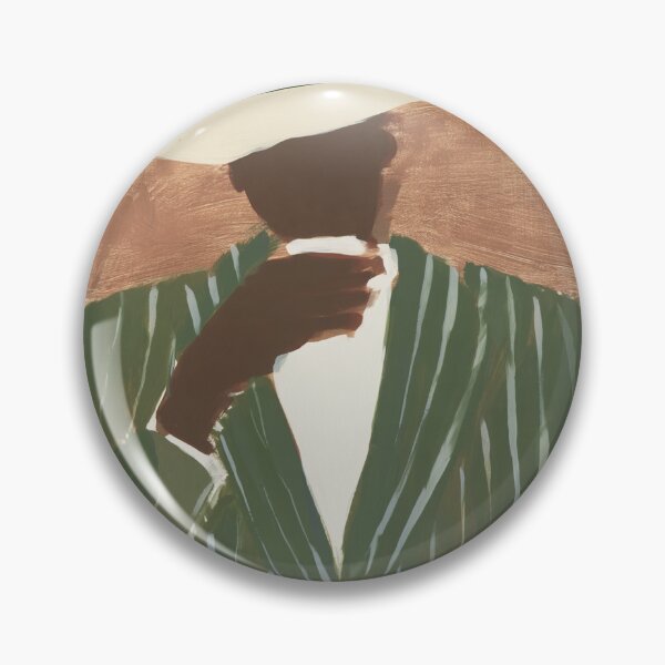 Item preview, Bohemian Figure Coffee Mid-Century Modern Print designed and sold by Maisonsucces.