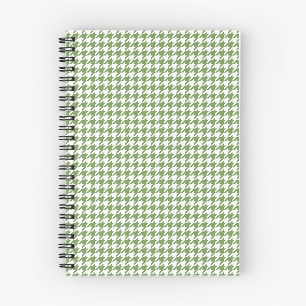 Item preview, Moss green and white houndstooth designed and sold by Karf  ..