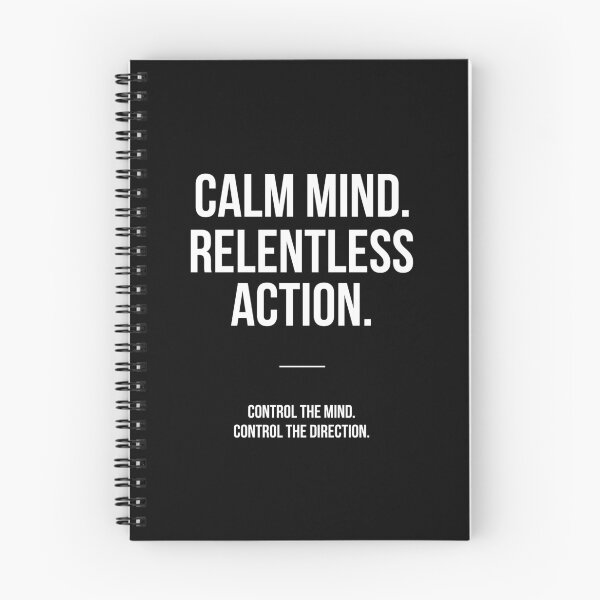 Item preview, Calm mind. Relentless action designed and sold by antisozial.