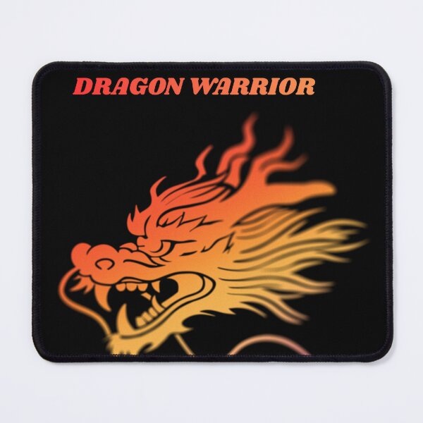 Item preview, Blazing Dragon Warrior Emblem designed and sold by ShaLogoStudio.