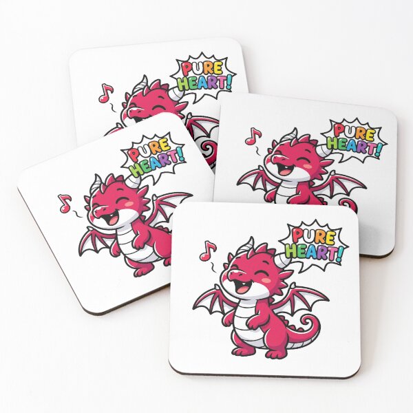 Item preview, Arte de Calon Lan, un lindo dragón galés cantando designed and sold by DuckOddity.