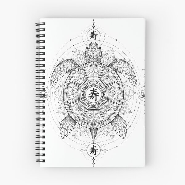 Item preview, Longevity Turtle Sacred Geometry Art designed and sold by suryabumblee.