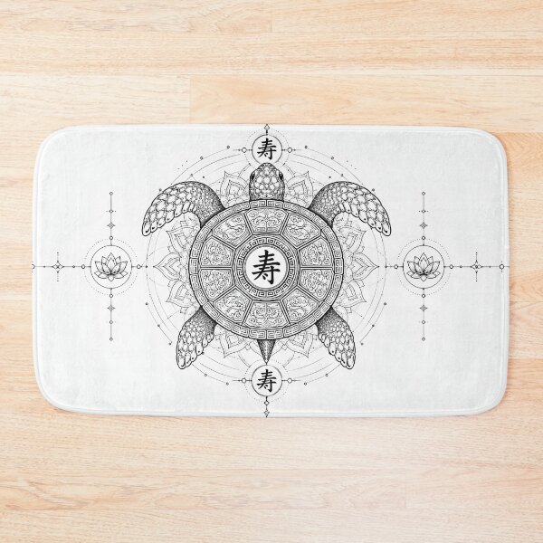 Item preview, Longevity Turtle Sacred Geometry Art designed and sold by suryabumblee.