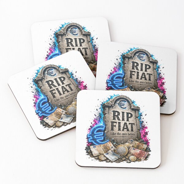 Item preview, Euro gravestone with RIP FIAT designed and sold by Wolf Creator.