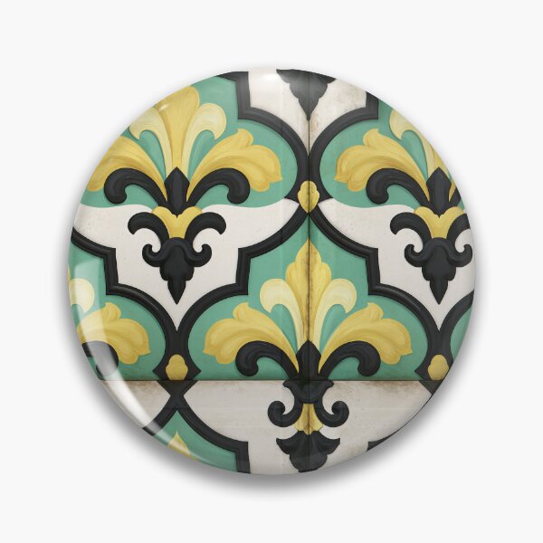 Item preview, Teal and Black Damask Ornate Tile Texture designed and sold by Piotrek0001.