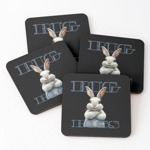 Item preview, Realstic Boss Bunny with Attitude - Funny Sarcastic Animal Business Art designed and sold by illeN-Art-World.