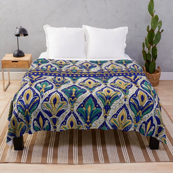 Item preview, Classic Blue and Yellow Portuguese Azulejo designed and sold by Piotrek0001.