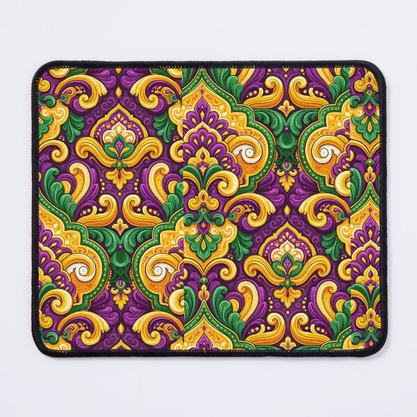 Item preview, Ornate Yellow and Purple Floral Talavera Tile designed and sold by Piotrek0001.