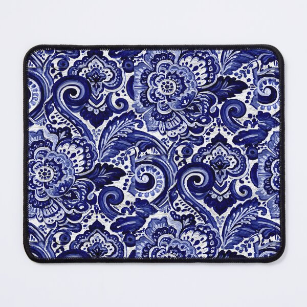 Item preview, Classic Blue and White Floral Azulejo Tile designed and sold by Piotrek0001.