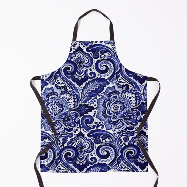 Item preview, Classic Blue and White Floral Azulejo Tile designed and sold by Piotrek0001.