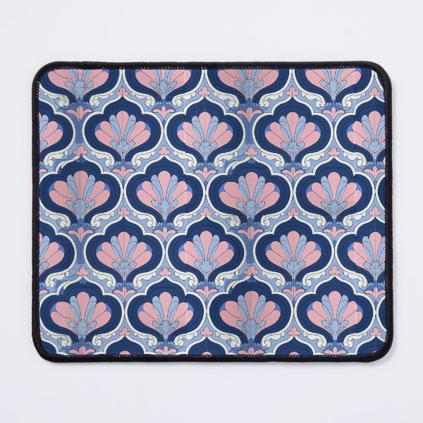Item preview, Pastel Pink and Blue Vintage Floral Tile designed and sold by Piotrek0001.