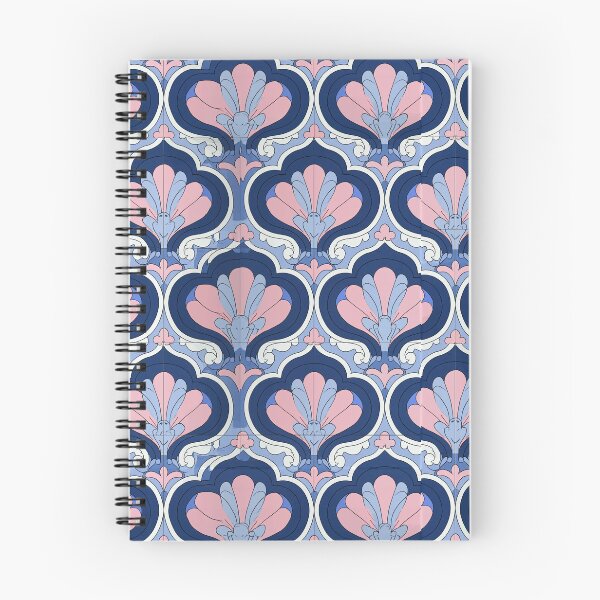 Item preview, Pastel Pink and Blue Vintage Floral Tile designed and sold by Piotrek0001.