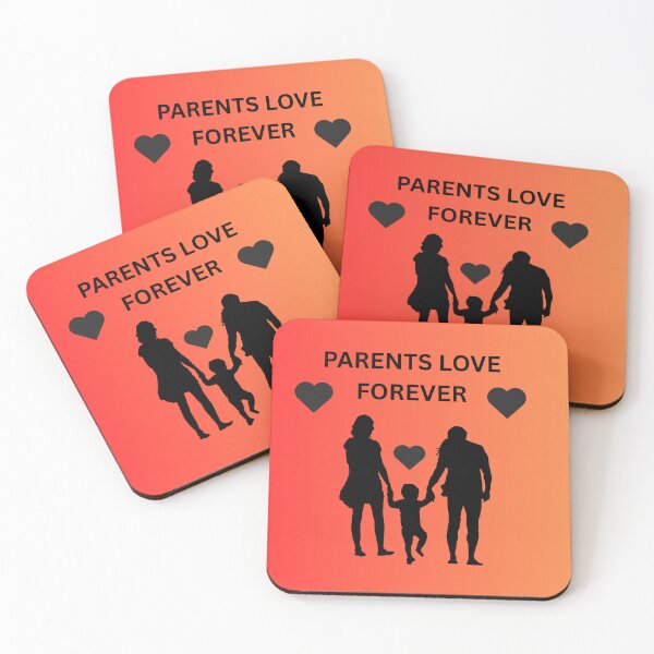 Item preview, Parents Love Forever Family Silhouette designed and sold by ShaLogoStudio.
