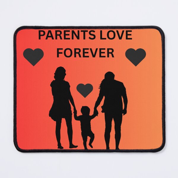 Item preview, Parents Love Forever Family Silhouette designed and sold by ShaLogoStudio.