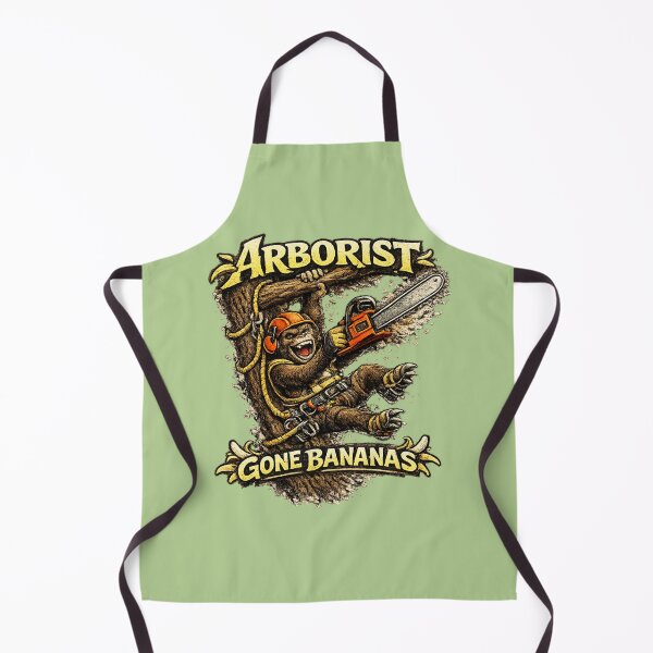 Item preview, Crazy Monkey Arborist Chainsaw Design designed and sold by Meandmyshop.