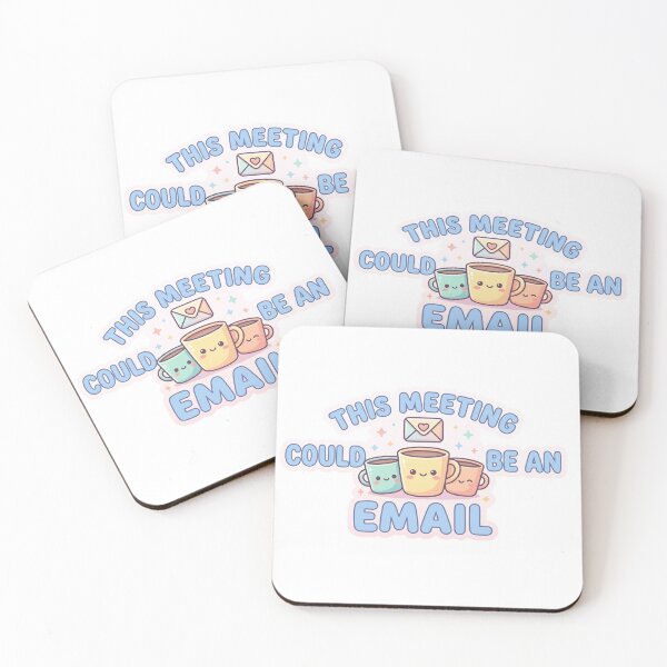 Item preview, This Meeting Could Be an Email – Cute Kawaii Work Meme Quote designed and sold by Dada-arts.