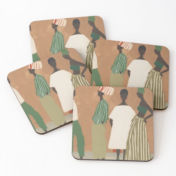 Item preview, Bohemian Women Earthy Tones Painting Print designed and sold by Maisonsucces.