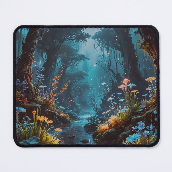 Artikelvorschau, Wandbild „Verzauberter Wald“, Magischer Waldmotiv-Druck, Märchenhafte Fantasy-Dekoration entworfen und verkauft von BeautifulVirtues.