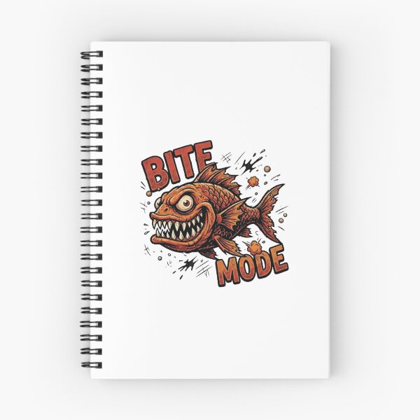 Item preview, Bite Mode Monster Fish T-Shirt designed and sold by veloraastudio.