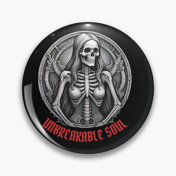 Item preview, Unbreakable Soul Gothic Skeleton Lady Motivation designed and sold by DarkOriginArts.