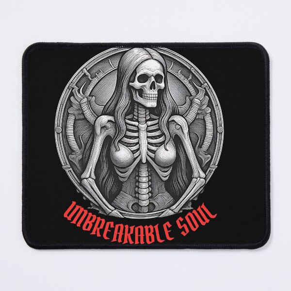 Item preview, Unbreakable Soul Gothic Skeleton Lady Motivation designed and sold by DarkOriginArts.