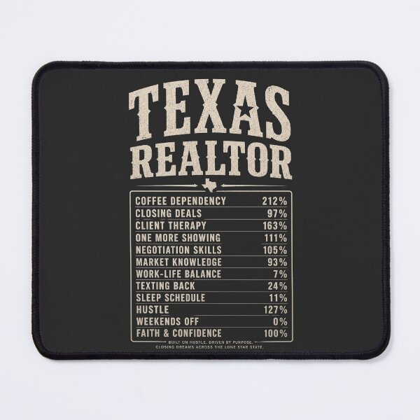 Item preview, Texas Realtor Nutrition Facts Shirt for Women | Funny Realtor Gift designed and sold by CoachEkong.