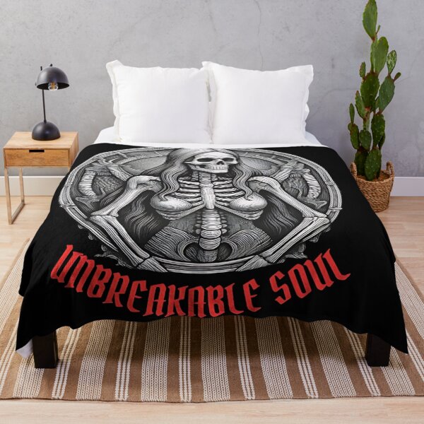 Item preview, Unbreakable Soul Gothic Skeleton Lady Motivation designed and sold by DarkOriginArts.