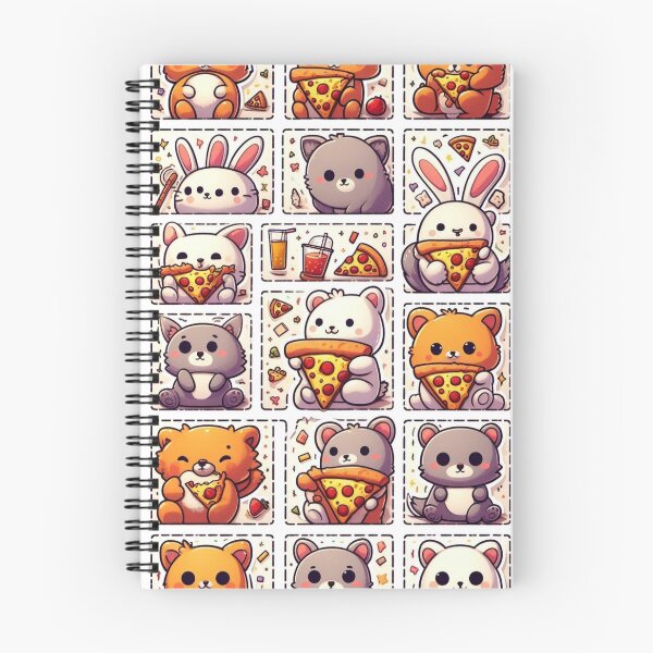 Item preview, Cheesy Pizza Animals – Fun Cozy Food Art Print designed and sold by Saucebyte.