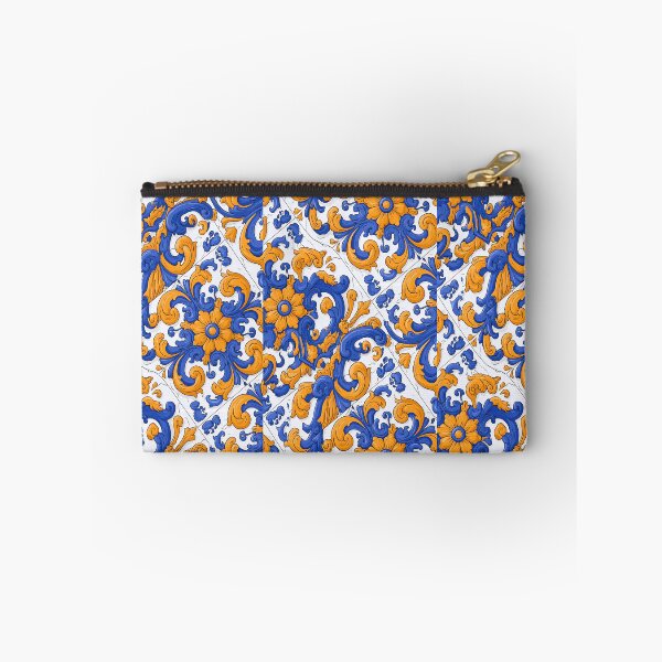 Item preview, Vibrant Orange and Blue Mediterranean Mosaic designed and sold by Piotrek0001.
