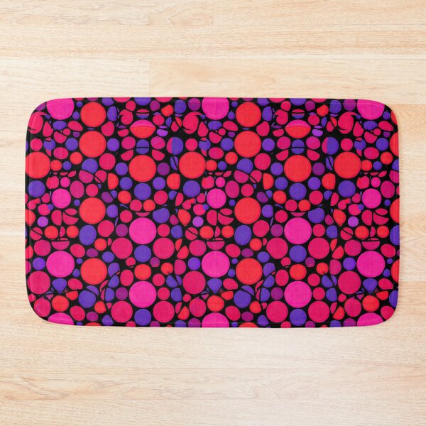 Item preview, Neon Pink and Red Geometric Circle Mosaic designed and sold by Piotrek0001.