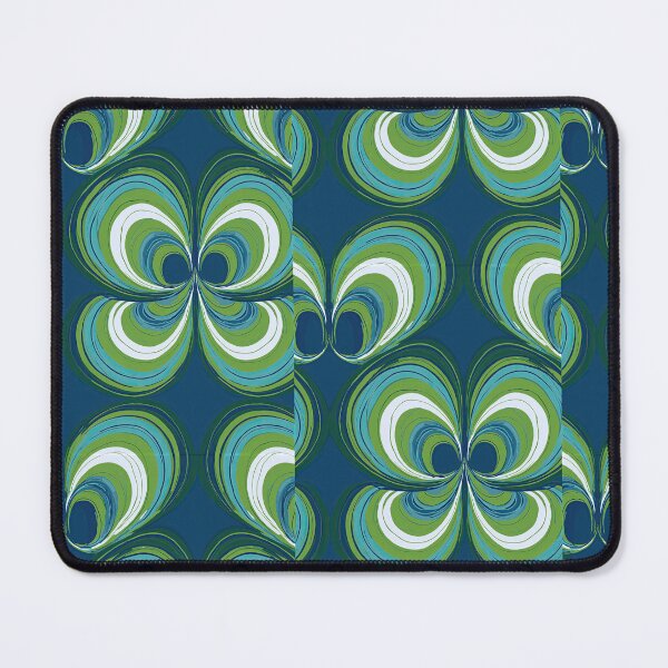 Item preview, Teal and Green Vintage 70s Wallpaper Pattern designed and sold by Piotrek0001.