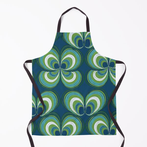 Item preview, Teal and Green Vintage 70s Wallpaper Pattern designed and sold by Piotrek0001.