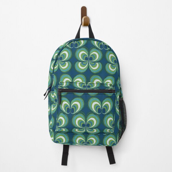 Item preview, Teal and Green Vintage 70s Wallpaper Pattern designed and sold by Piotrek0001.