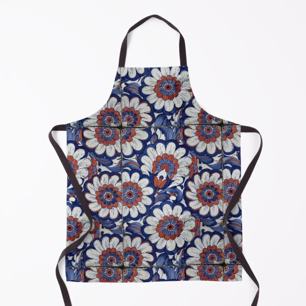 Item preview, Red White and Blue Ornate Floral Mosaic designed and sold by Piotrek0001.