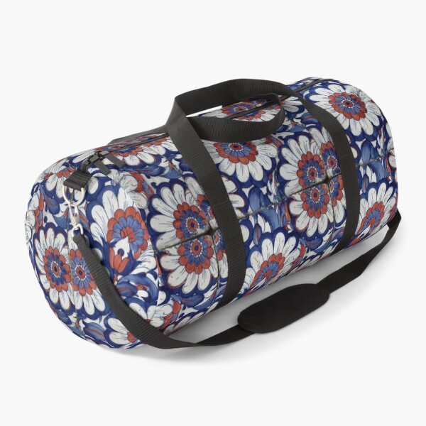 Item preview, Red White and Blue Ornate Floral Mosaic designed and sold by Piotrek0001.