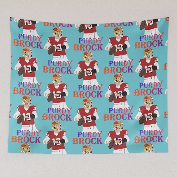 Item preview, Brock Purdy illustration designed and sold by ZooStateofMind.