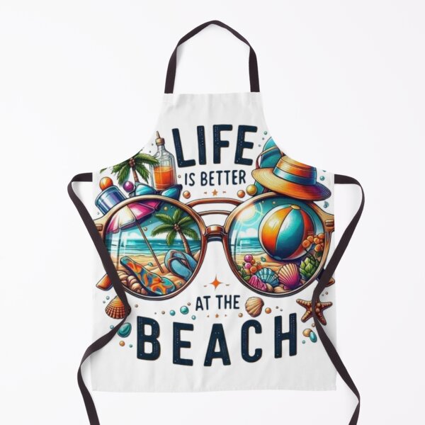 Item preview, Life is Better at the Beach | Summer Sunglasses Reflection Art designed and sold by ZairDesign.