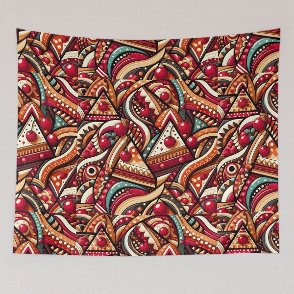 Item preview, Retro Cherry Pie Slice Collage designed and sold by Apex Designs.