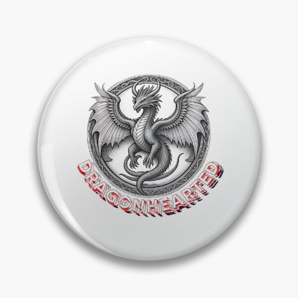 Item preview, Dragonhearted Ancient Heraldic Dragon Etching designed and sold by DarkOriginArts.