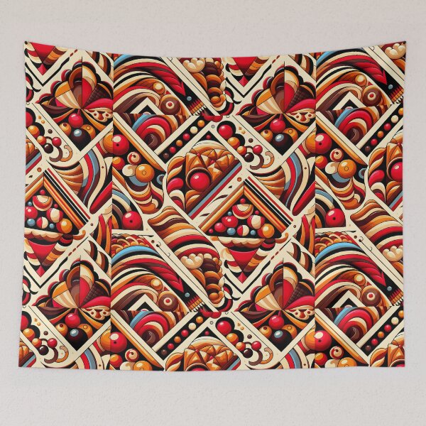 Item preview, Modern Cherry Tart Geometry designed and sold by Apex Designs.