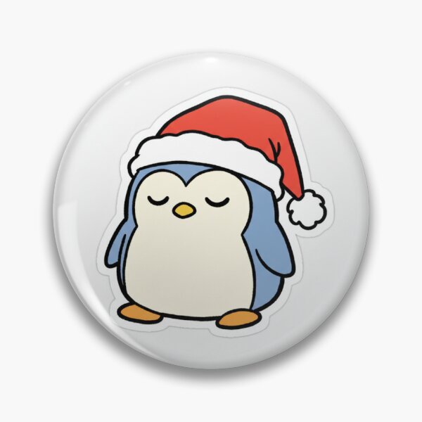 Item preview, Sleepy Penguin in Santa Hat designed and sold by mayatA-rt.