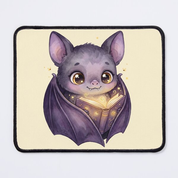 Item preview, Cute Magical Bat Reading Spellbook designed and sold by MythicCotton.