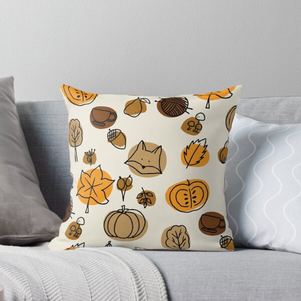 Item preview, Cosy Autumn Vibes Seamless Repeat Pattern — Fall Colourways 1A designed and sold by Claire_Brown.