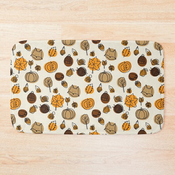 Item preview, Cosy Autumn Vibes Seamless Repeat Pattern — Fall Colourways 1A designed and sold by Claire_Brown.