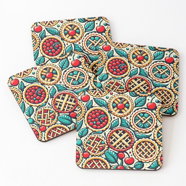 Item preview, Cherry Tart Medallion Pattern designed and sold by Apex Designs.