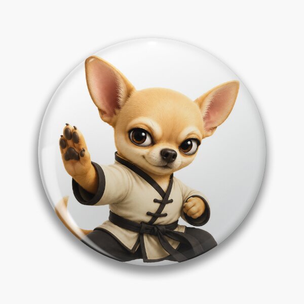 Item preview, Chihuahua Style Cute Karate Dog Cartoon designed and sold by Rightstudio1.